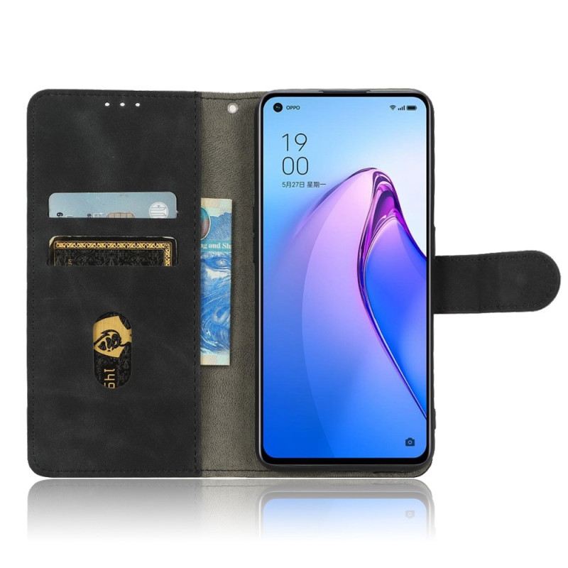 Fliptok / Bőrtok Oppo Reno 8 Pro szíjjal Sima Szíjjal