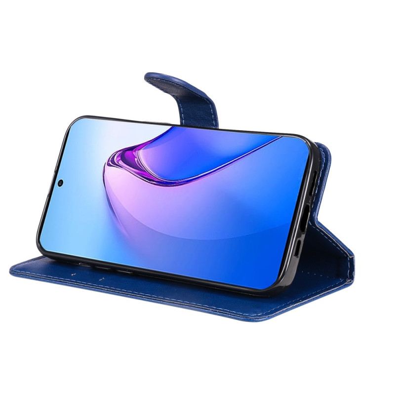 Fliptok / Bőrtok Oppo Reno 8 Pro szíjjal Sima Szíjjal