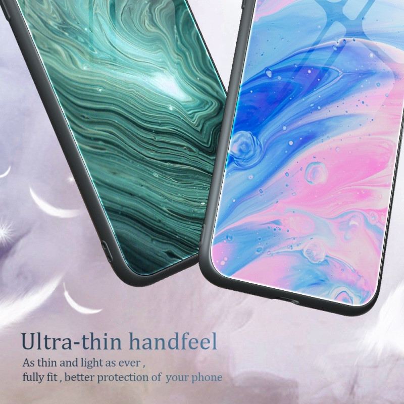 Tok Oppo Reno 8 Pro Márvány Színű Edzett Üveg