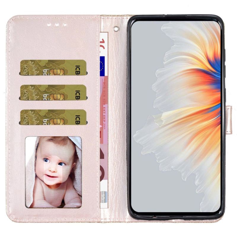 Bőrtok Oppo A98 5g Pántos Flitterek