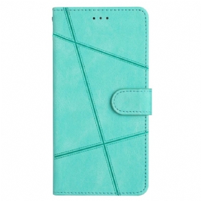 Bőrtok Oppo A98 5g Vonalak