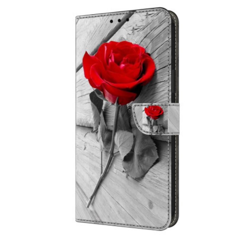 Kinyitható Bőrtok Oppo A98 5g Rózsaszín