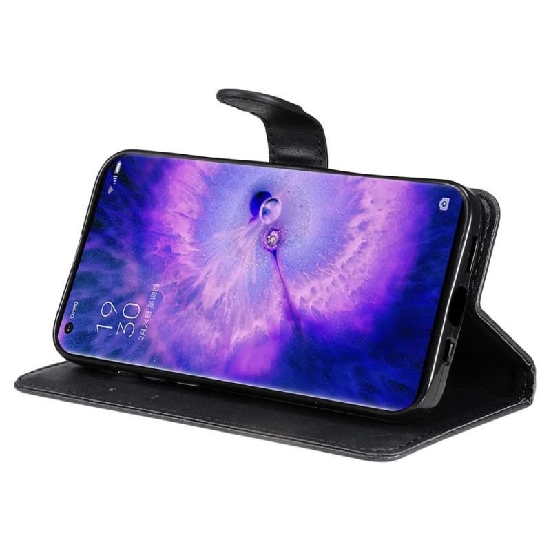 Fliptok Oppo Find X5 Pro szíjjal Sima Szíjjal