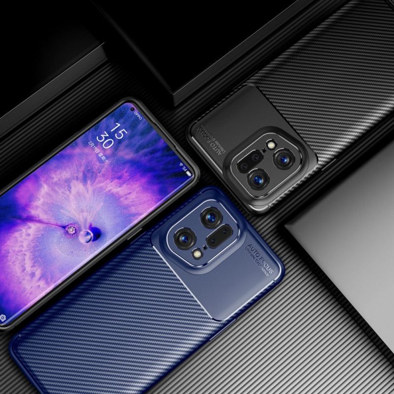 Tok Oppo Find X5 Pro Csiszolt Szénszálas