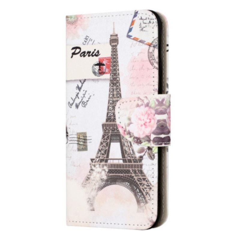 Fliptok iPhone 15 Vintage Eiffel-torony