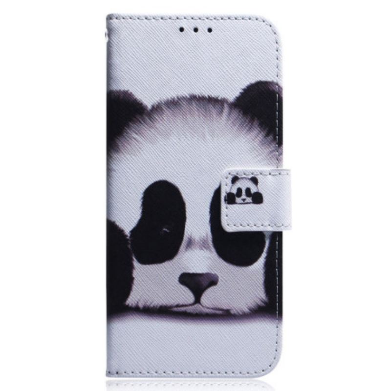 Kinyitható Tokok Oppo Reno 8 Panda Nyakpánttal