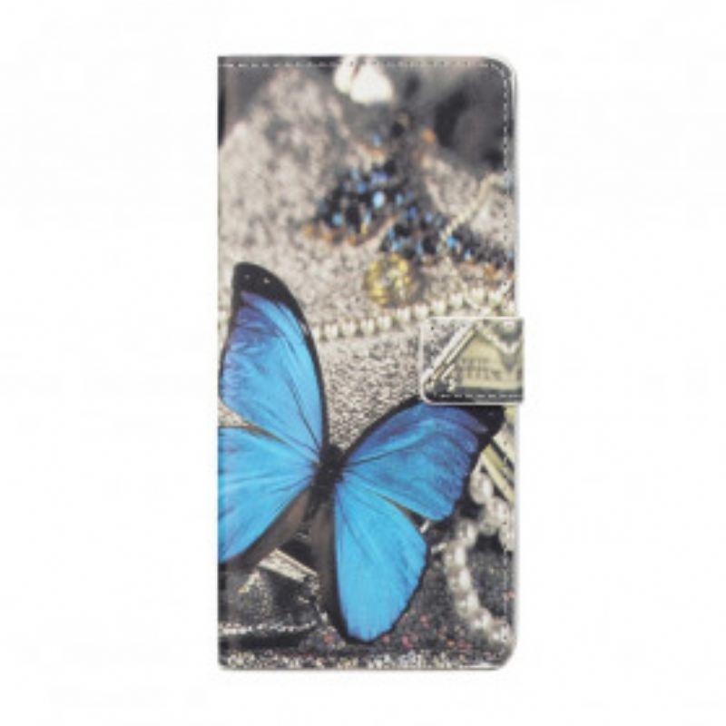 Fliptok / Bőrtok Samsung Galaxy A32 Butterfly Prestige Blue