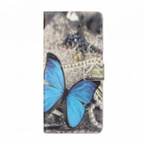 Fliptok / Bőrtok Samsung Galaxy A32 Butterfly Prestige Blue