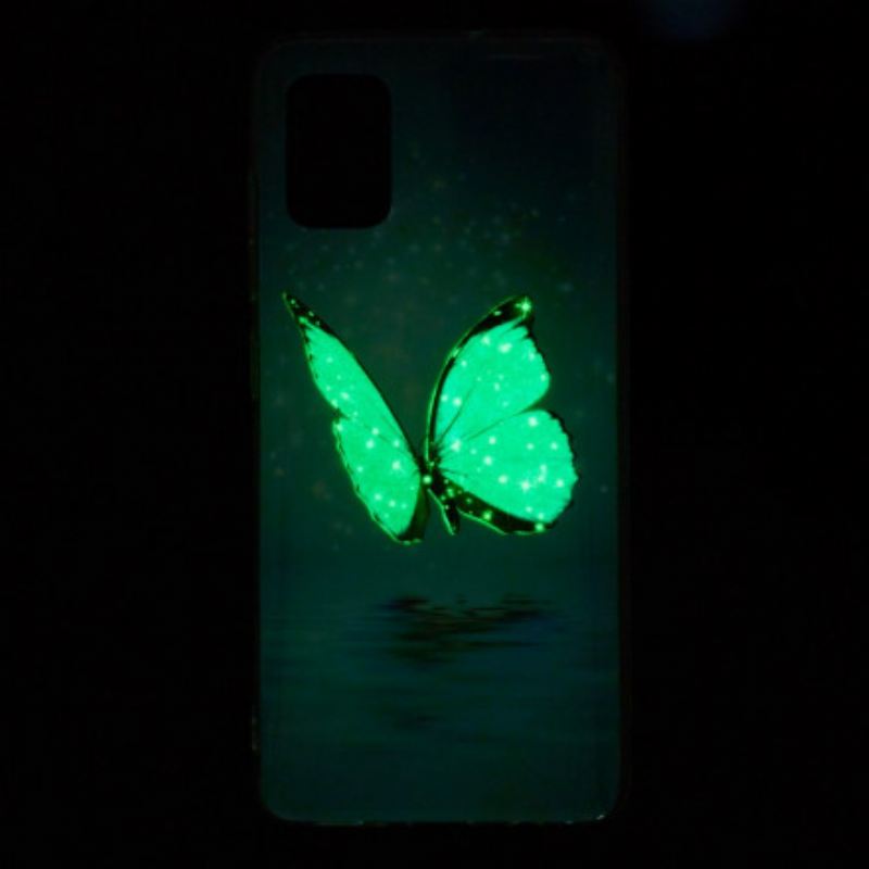 Tok Samsung Galaxy A32 Fluoreszkáló Kék Pillangó