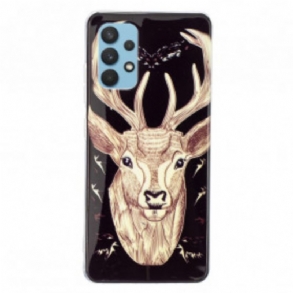 Tok Samsung Galaxy A32 Fluoreszkáló Majestic Deer