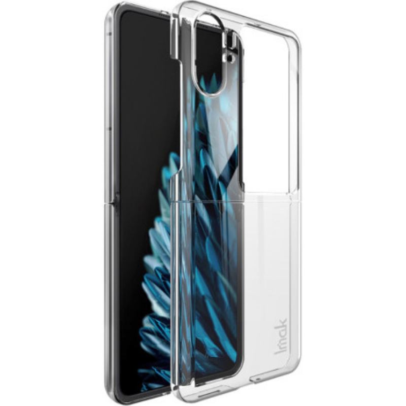 Fliptok Oppo Find N2 Flip Bőrtok Átlátszó Imak