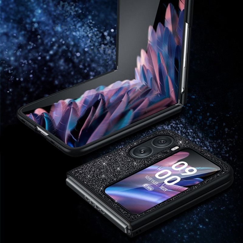 Fliptok Oppo Find N2 Flip Bőrtok Sulada Flitterek