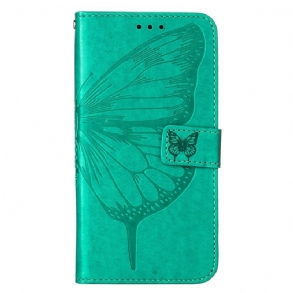 Fliptok / Bőrtok Xiaomi 12 Lite Butterfly Design Zsinórral