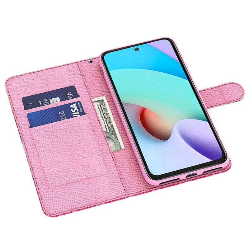 Fliptok / Bőrtok Xiaomi 12 Lite szíjjal Pántos Paisley Minta