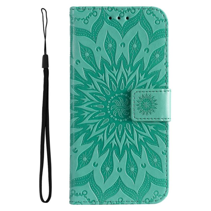 Fliptok Xiaomi 12 Lite Mandala Nap Zsinórral