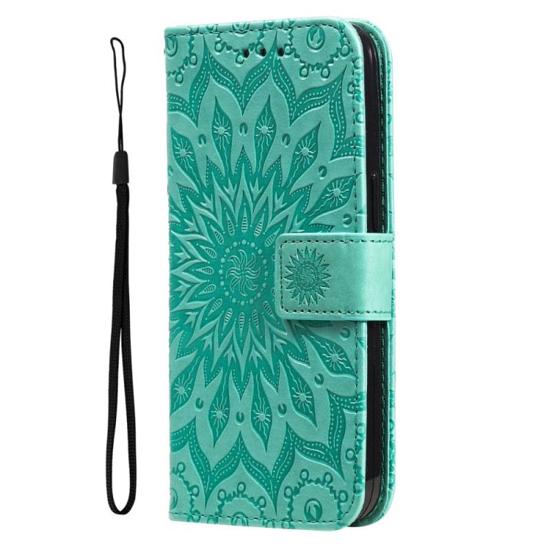 Fliptok Xiaomi 12 Lite Mandala Nap Zsinórral