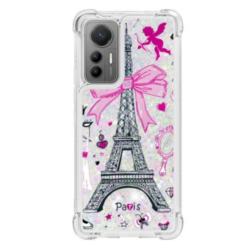 Telefontok Xiaomi 12 Lite Eiffel-torony Flitterek