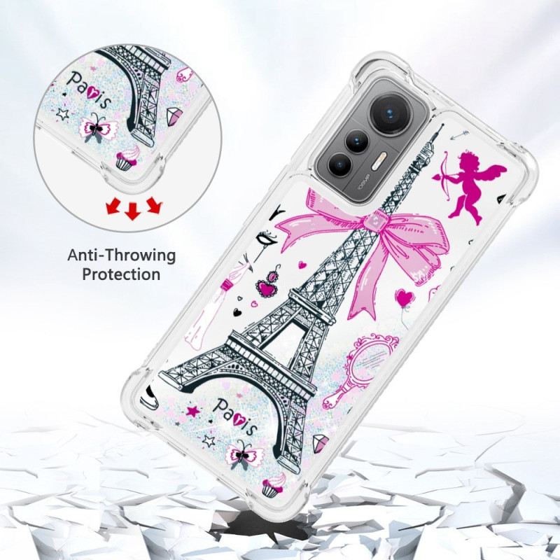 Telefontok Xiaomi 12 Lite Eiffel-torony Flitterek