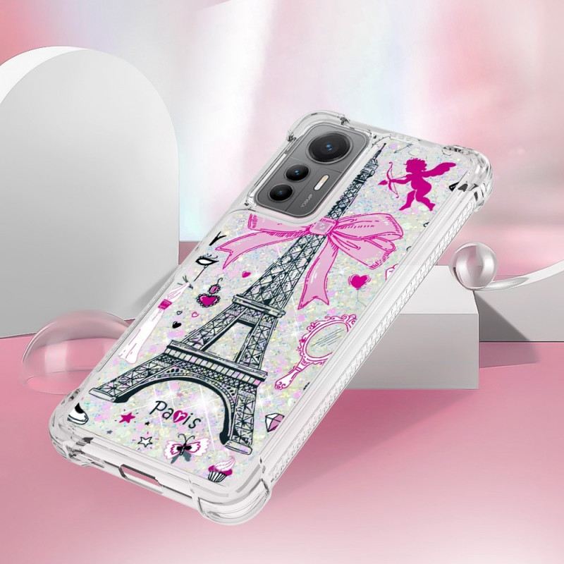 Telefontok Xiaomi 12 Lite Eiffel-torony Flitterek