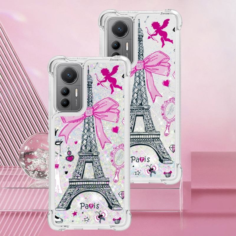 Telefontok Xiaomi 12 Lite Eiffel-torony Flitterek