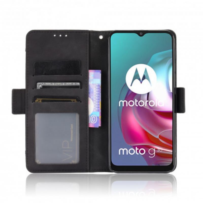 Fliptok / Bőrtok Moto G30 / G10 Multi-card Premier Class