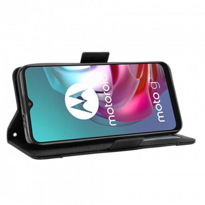 Fliptok / Bőrtok Moto G30 / G10 Multi-card Premier Class