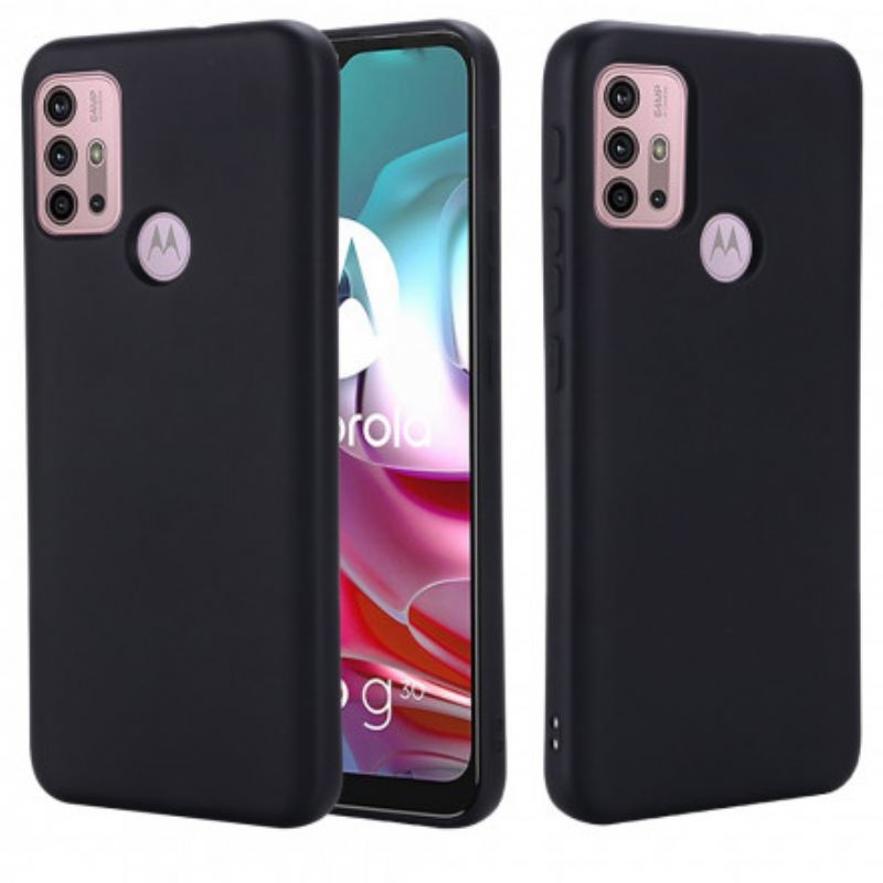 Tok Moto G30 / G10 Folyékony Szilikon Nyakpánttal