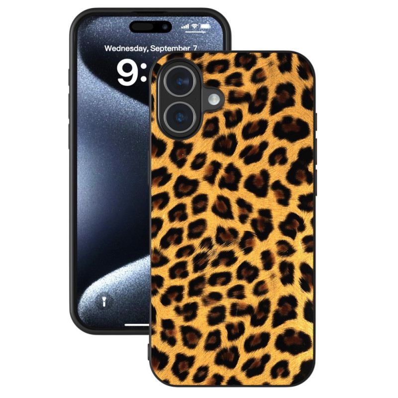 Mobiltelefon Tokok iPhone 16 Leopárd Stílus