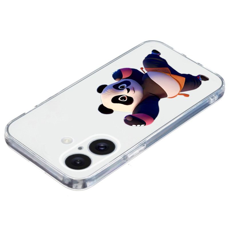 Tok iPhone 16 Átlátszó Panda Edge