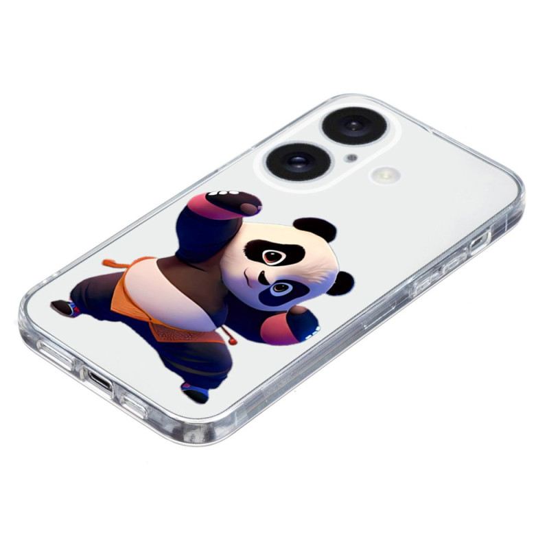 Tok iPhone 16 Átlátszó Panda Edge