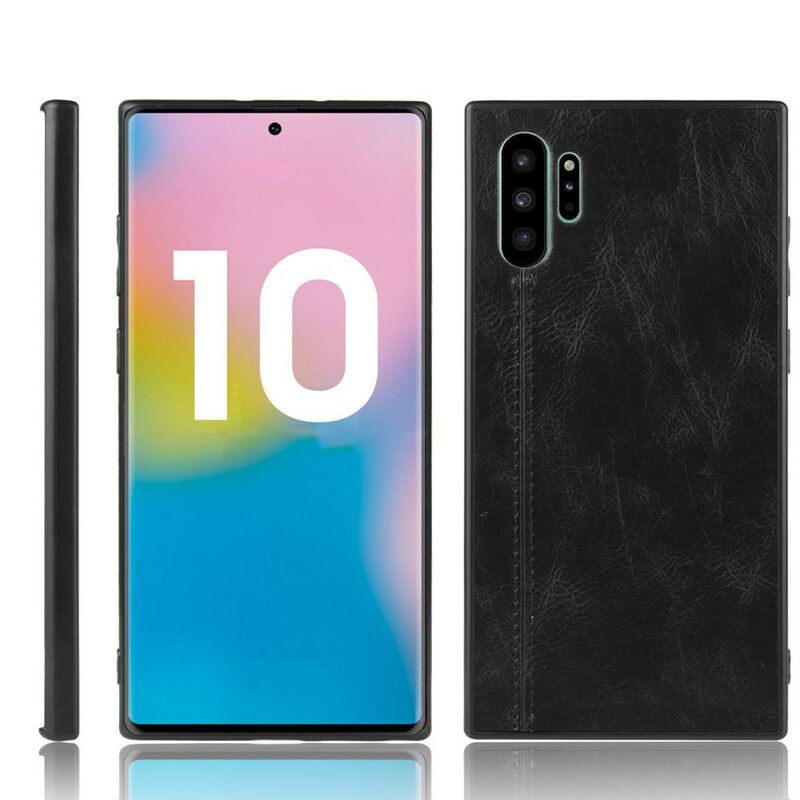 Tok Samsung Galaxy Note 10 Plus Stílusos Bőr Varrás