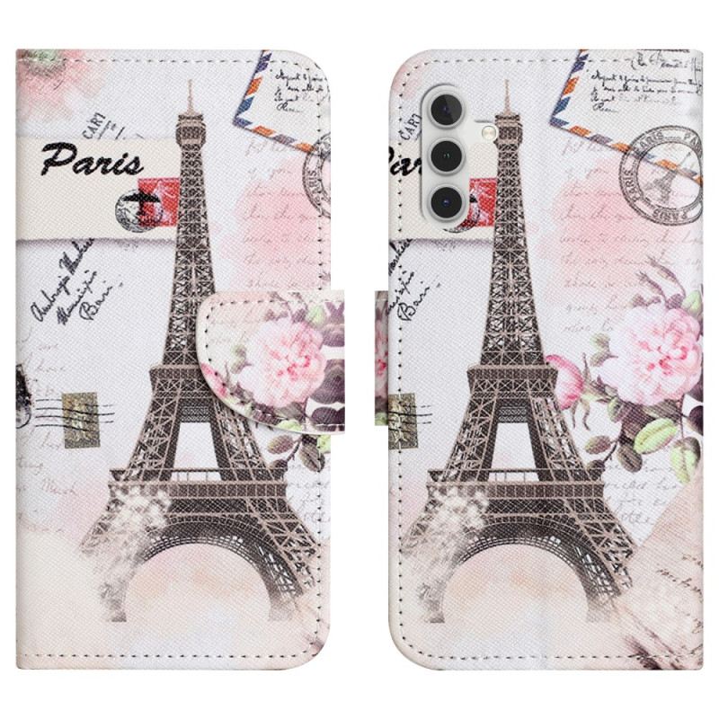 Fliptok Samsung Galaxy A55 5g Vintage Eiffel-torony