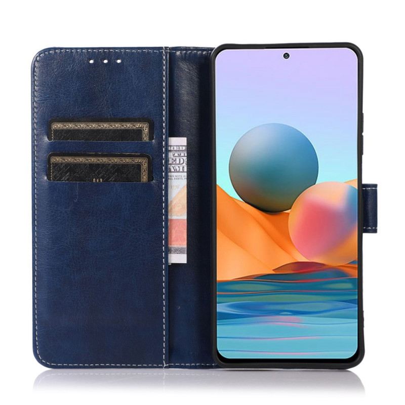 Fliptok / Bőrtok Samsung Galaxy M33 5G Bőr Stílus És Varratok