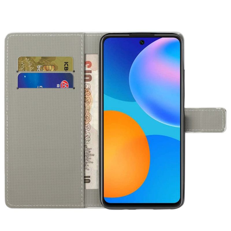 Bőrtok Xiaomi Redmi Note 13 5g Alvó Bagoly