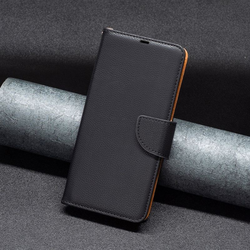 Bőrtok Xiaomi Redmi Note 13 5g Litchi Műbőr Szíjjal