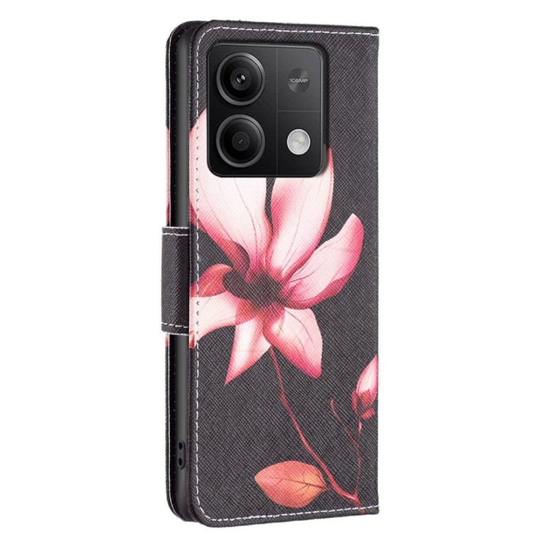 Bőrtok Xiaomi Redmi Note 13 5g Lotus