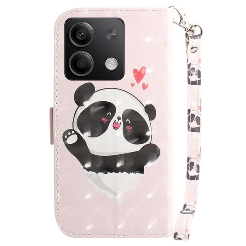 Bőrtok Xiaomi Redmi Note 13 5g Panda Szerelem