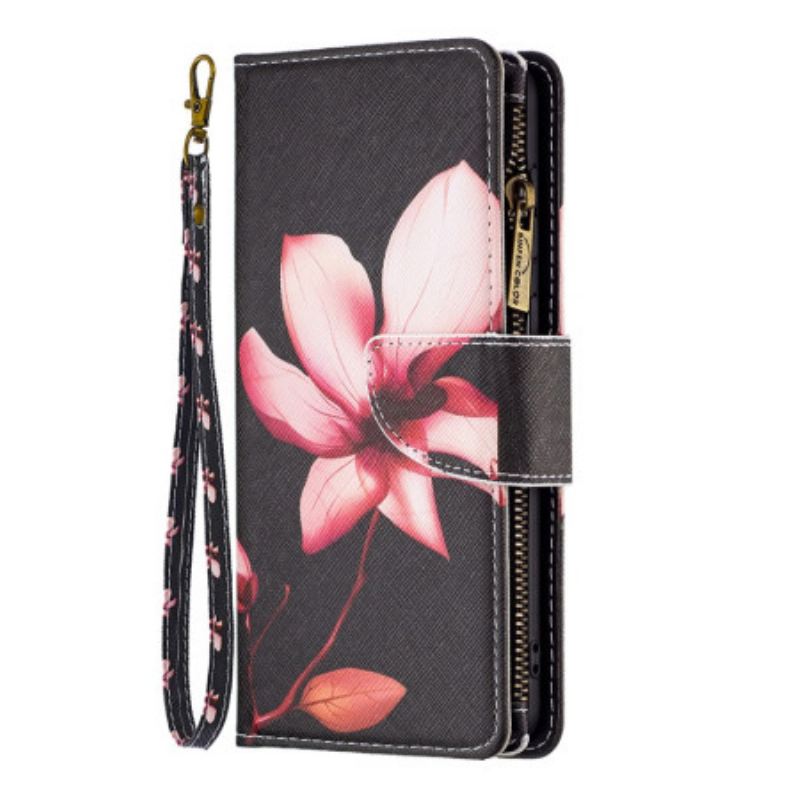 Fliptok Xiaomi Redmi Note 13 5g Lotus Strap Pénztárca