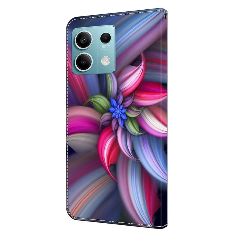 Fliptok Xiaomi Redmi Note 13 5g Színes Virágok