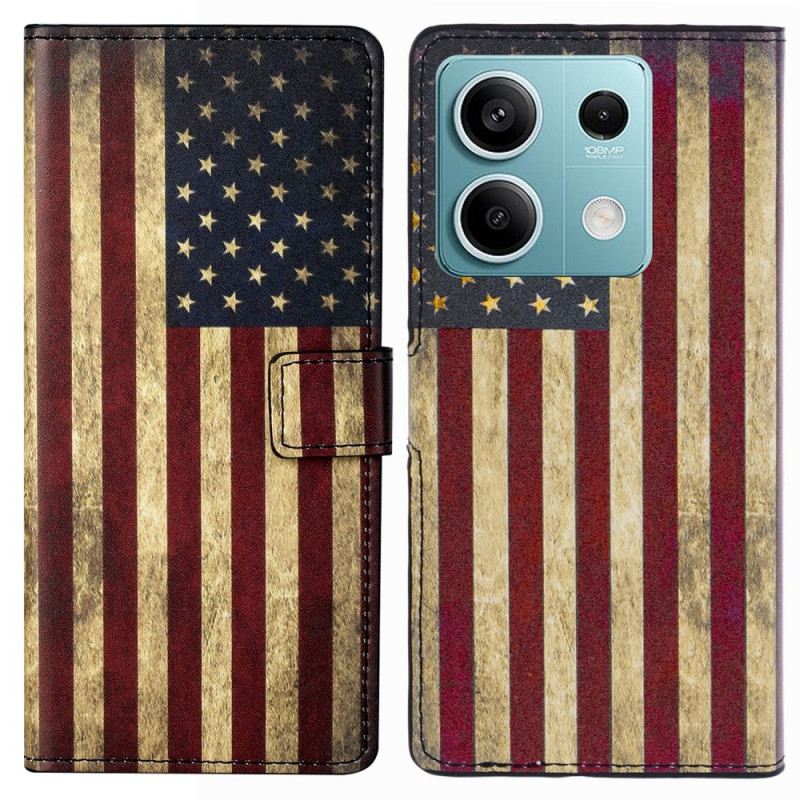 Fliptok Xiaomi Redmi Note 13 5g Vintage Amerikai Zászló