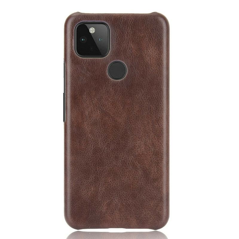 Tok Google Pixel 5 Litchi Performance Leather Effect