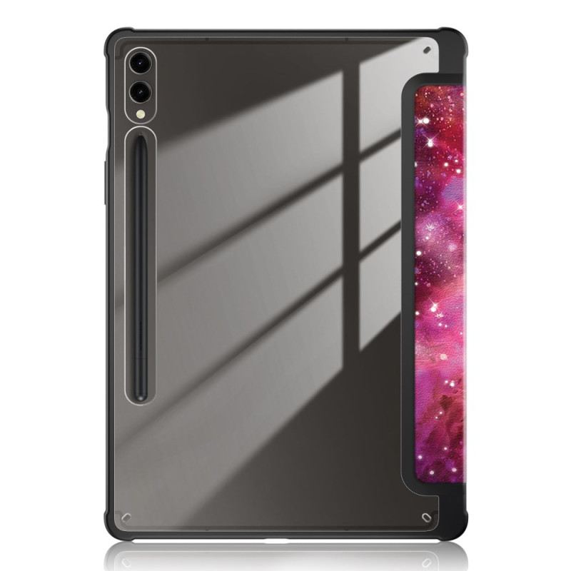 Samsung Galaxy Tab S9 Plus Átlátszó Galaxis Hátlap