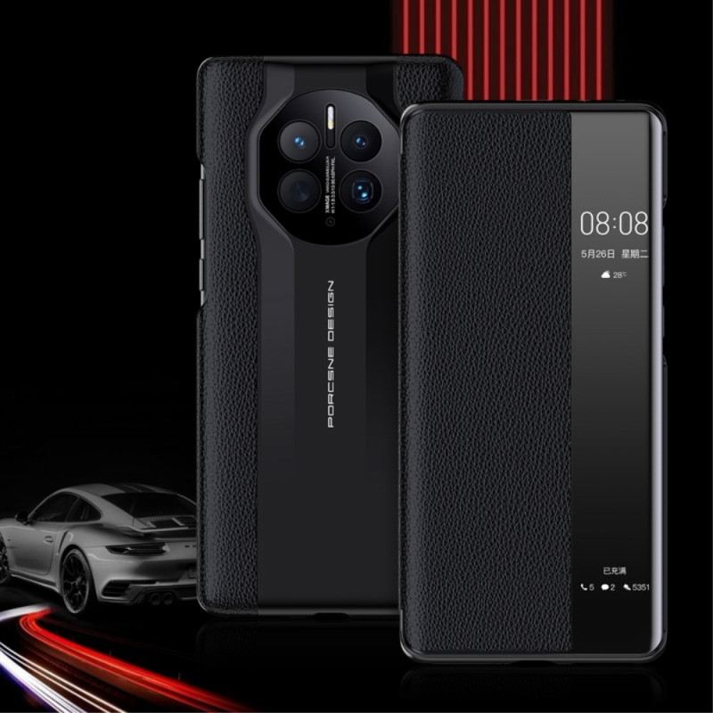 Tok Huawei Mate 50 Pro Licsi Műbőr