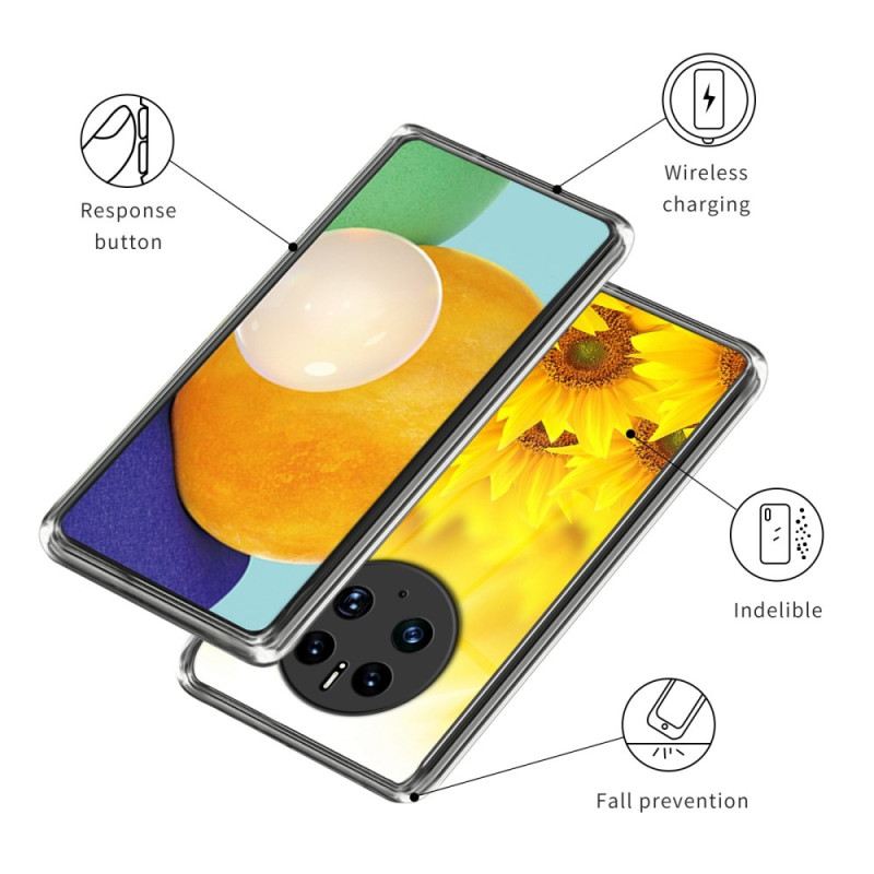 Tok Huawei Mate 50 Pro Magasztos Napraforgók