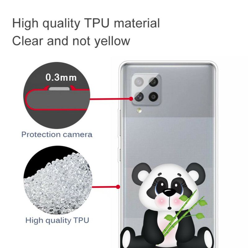 Telefontok Samsung Galaxy A42 5G Zökkenőmentes Szomorú Panda