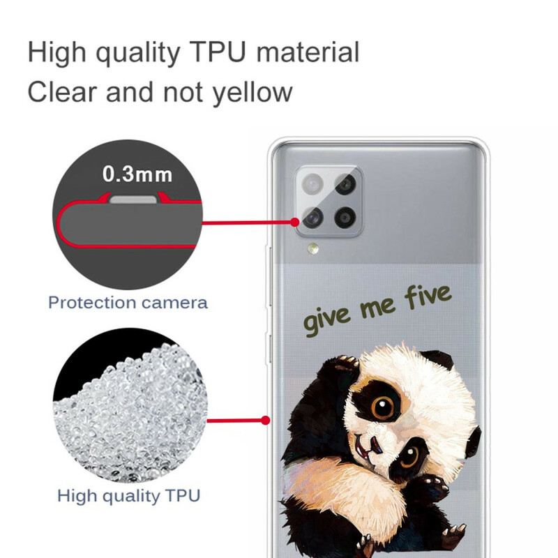 Tok Samsung Galaxy A42 5G Zökkenőmentes Panda Give Me Five