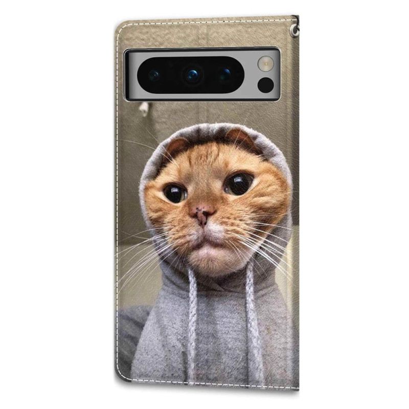 Fliptok Google Pixel 8 Pro Yo Cat Szíjjal