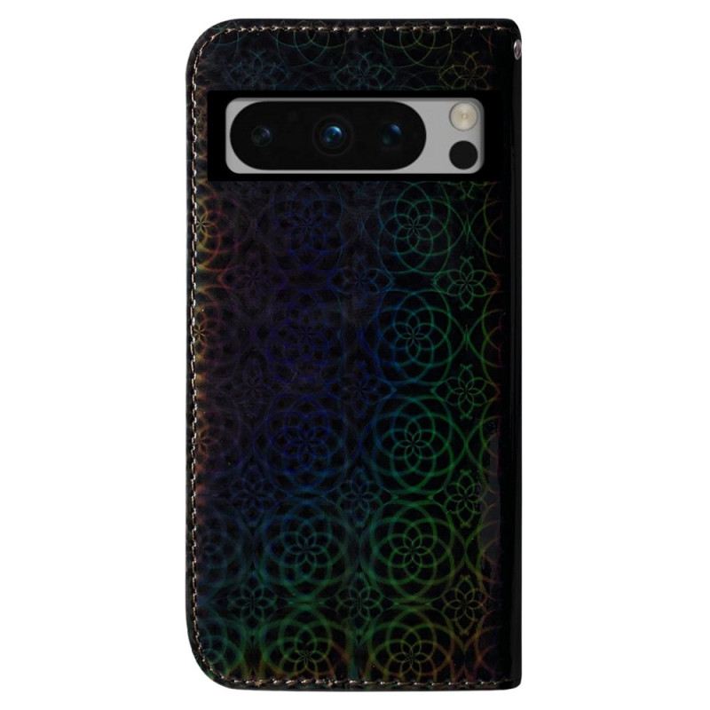 Kinyitható Bőrtok Google Pixel 8 Pro Strappy Disco