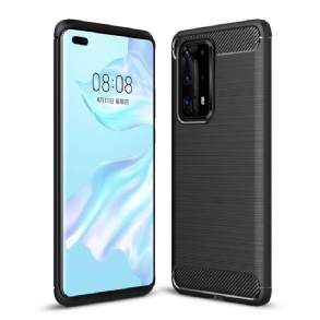 Telefontok Huawei P40 Pro Plus Csiszolt Szénszálas