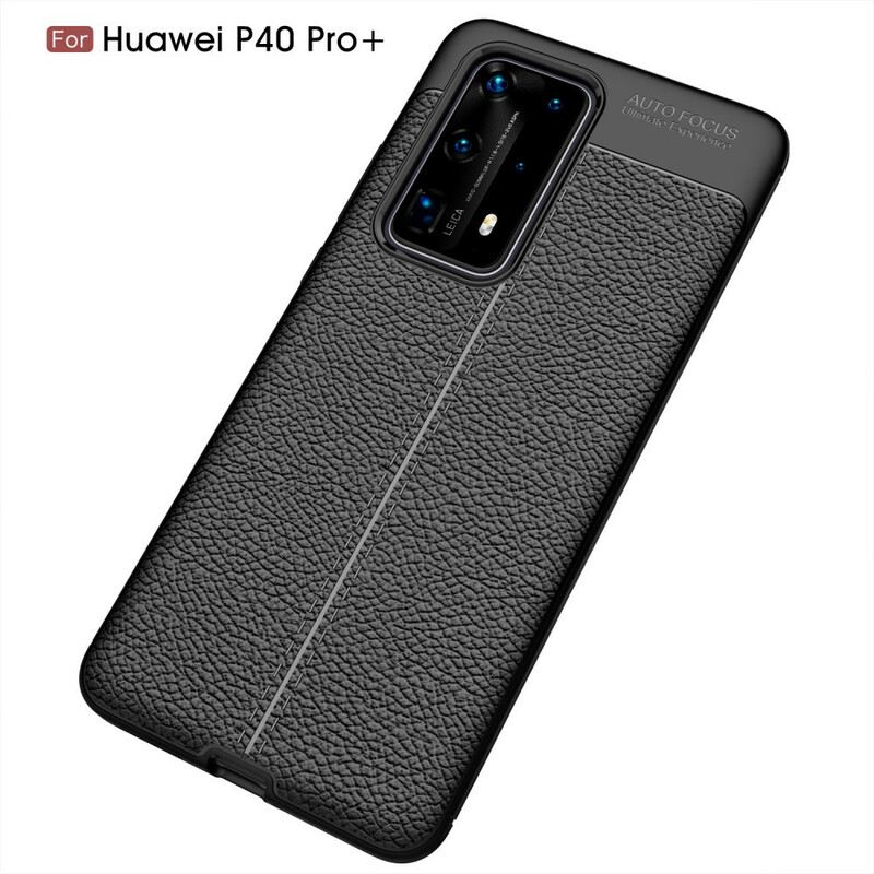 Tok Huawei P40 Pro Plus Rugalmas Szénszálas Textúra